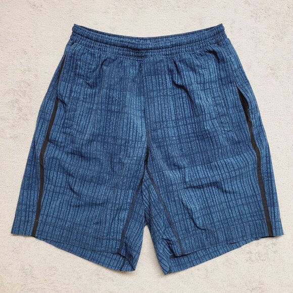 Lululemon Shorts Mens Small Blue Lined Pace Breaker Running Athletic Workout - Picture 1 of 9